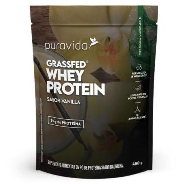 Imagem de Whey Protein Grassfed Baunilha 450g - PuraVida