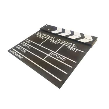 Imagem de Claquete Placa Quadro Decorativo Criativo Estúdio Cinema Quarto Sala D