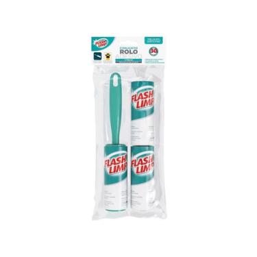 Imagem de Tira Pelo De Roupas Rolo Adesivo Limpa Roupa Flash Limp - Flashlimp, 9