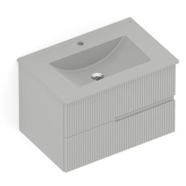 Imagem de Gabinete Integrado 2 Gavetas 70x47cm com Lavatório Elite - Celite