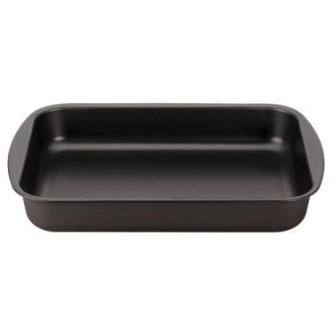 Imagem de Assadeira Retangular Antiaderente - Gourmet Forno 25340, Preto