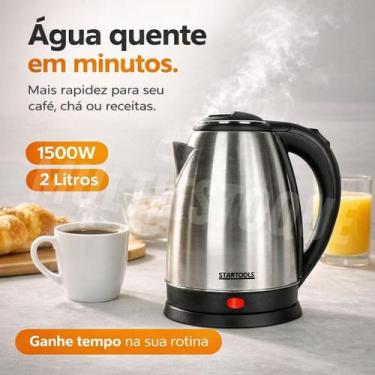 Imagem de Chaleira Jarra Elétrica 2 Litros 220V - Inox - STARTOOLS, 220V