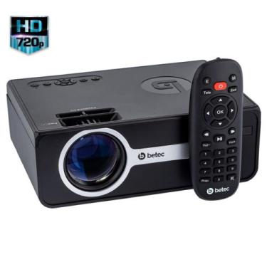 Imagem de Mini Projetor Portátil Led - 2100 Lumens - Betec BT850 - HD Nativo - 1