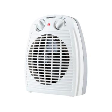 Imagem de Aquecedor Mondial A-08 1500w Bem Estar Branco 110v, Cinza e Branco, 11