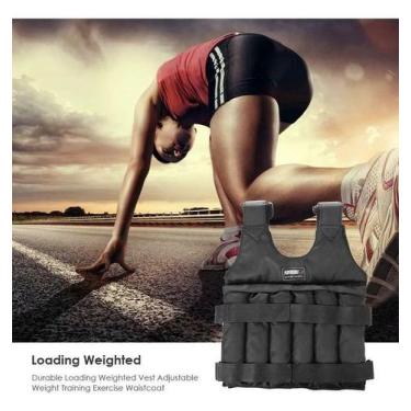 Imagem de Colete de Carga 50kg Ajustável com Proteção Interna de Espuma Confortá