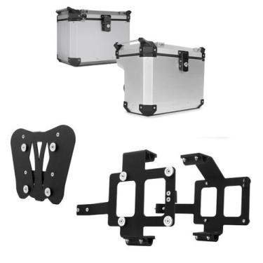 Imagem de Baús Laterais 33/36 Litros com Desvio Escapamento + Suporte 850 Gs Adv