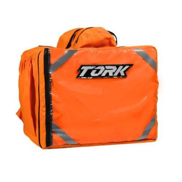 Imagem de Mochila Térmica Para Entregas Moto 45 Litros Isopor Pro Tork Entregado