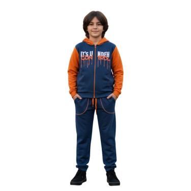 Imagem de Conjunto Moletom Infantil com Capuz 10 ao 14 Inverno Menino