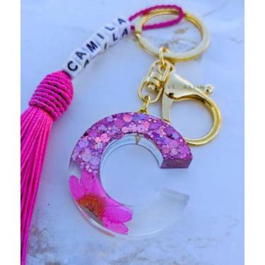 Imagem de Chaveiro rose - Jkk
