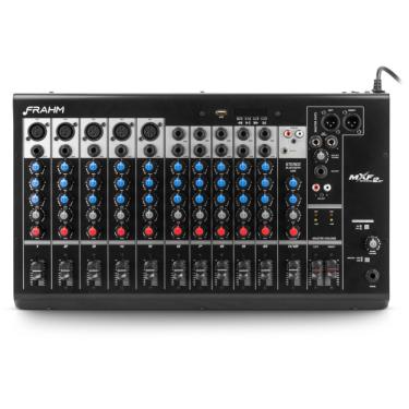 Imagem de Mesa de Som Mixer Mxf Bt 12 Canais com Bluetooth para Áudio Profissional Frahm