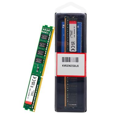 Imagem de Memória Ram Ddr4 8gb 3200mhz Cl22 1,2v Udimm Non Ecc 288 Pin KVR32N22S8L-8 Kingston