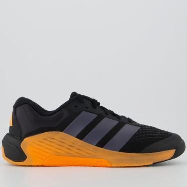 Imagem de Tênis Adidas Dropset 4 Power Trainer Preto e Laranja, 44