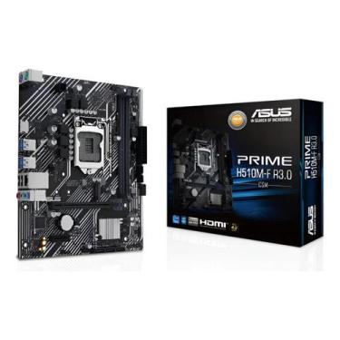 Imagem de Placa mãe asus prime h510m-f intel lga 1200 ddr4 micro atx