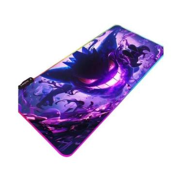 Imagem de Mouse Pad Gamer XXL RGB Com Iluminação LED Pokémon Para Gamers - Potde
