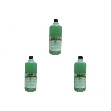 Imagem de Kit C/3 - Removedor De Ferrugem Ferrox (B) 1 L Fe85