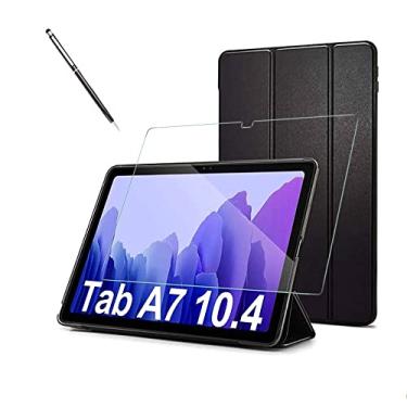 Imagem de Capa Smart e pelicula Para Tablet Samsung Galaxy Tab A7 10.4 SM- T500 / T505 - Alamo
