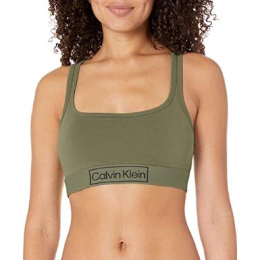 Imagem de Calvin Klein Sutiã feminino Reimagined Heritage sem forro, Napa, XP