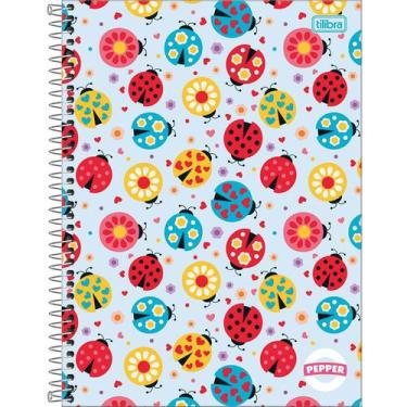 Imagem de Caderno Espiral Universitário Pepper Feminino 80 Folhas Tilibra