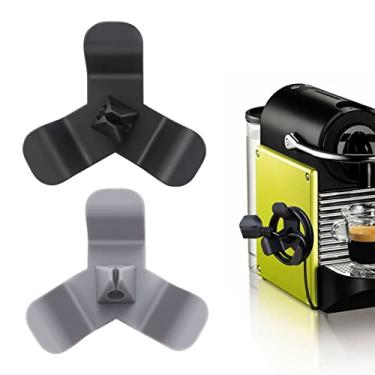 Imagem de Organizador de cabos para utensílios de cozinha – Waycco pacote com 2 cabos organizador de cabos para batedeira, liquidificadores, cafeteiras, arroz, fritadeiras (preto/cinza)