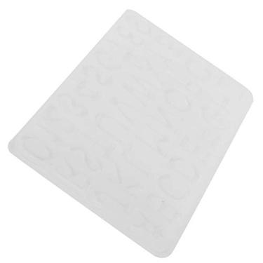 Imagem de Molde de letras, molde de biscoitos, molde de artesanato epóxi, moldes de resina de poliéster para chaveiros faça você mesmo, pingentes de joias