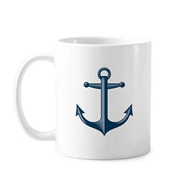 Imagem de Caneca Anchor Droits Almirantado Azul Oceano Militar Cerâmica Café Porcelana Utensílios de Mesa