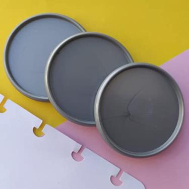 Imagem de Kit 12 Discos GG 45mm de Caderno Infinito Sistema Inteligente Amor Infinito Cadernos - Liso - Prata