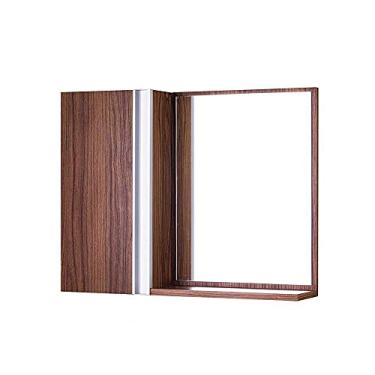 Imagem de Armário para Banheiro com Espelho Nogal Barra Vertical