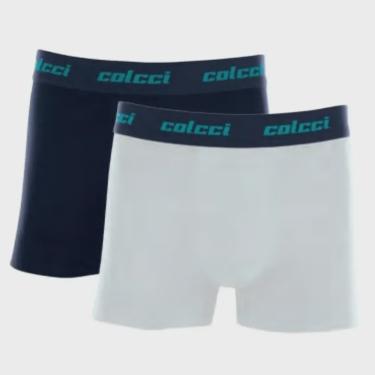 Imagem de Kit 2 Cuecas Boxer Colcci Cotton Azul