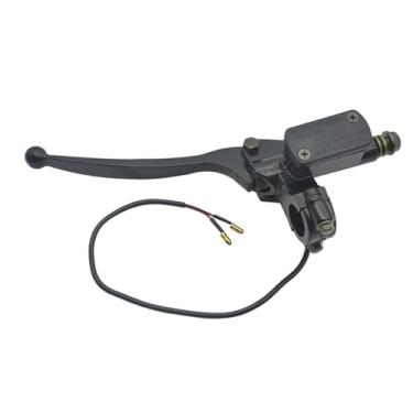 Imagem de UGPLM Bombas de freio dianteiro cilindro mestre profissional modificado substituir bomba principal alavanca de freio hidráulico para moto carro elétrico, 10mm frontal esquerdo