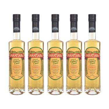 Imagem de Kit 5 Licores de Cachaça Creme Carvalho Paratiense 500 ml Artesanal Premium Gourmet Paraty Destilada Sobremesa Fino Churrasco Drink Coquetel