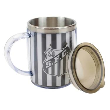 Imagem de Caneca Térmica Com Tampa 450ml - Santos