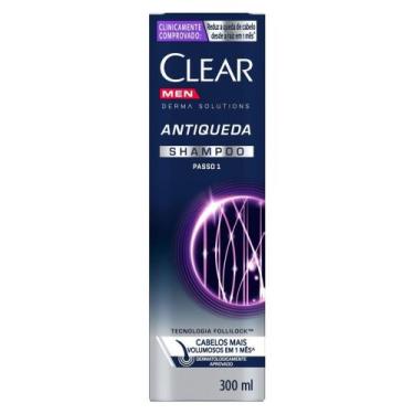 Imagem de Shampoo Antiqueda Clear Derma Solutions Masculino 300ml