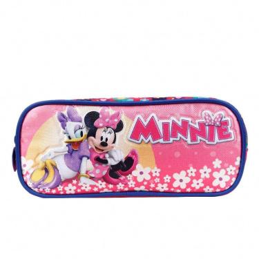 Imagem de Estojo Escolar Duplo Minnie Rosa Ref 11425 Xeryu`s