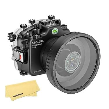 Imagem de Seafrogs Underwater Housing para Fuji XT5 [40M/130F] Waterproof Diving Camera Case para Fujifilm Xt5 lente curta 10-24mm f/4 R, 16-50mm f3.5-5.6, xf 56mm f/1.2R
