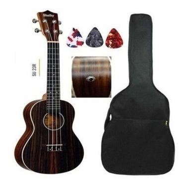 Imagem de Ukulele Elétrico Shelby Su21R Soprano Com Capa E Palhetas
