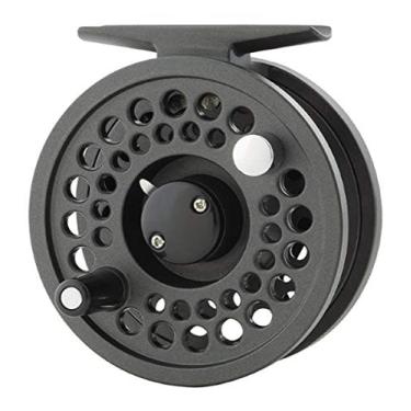 Imagem de Daiwa Carretel de mosca de ação única Lochmor-A, 2,26 kg, preto
