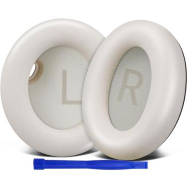 Imagem de SOULWIT Substituição de Almofadas Auriculares para Anker Soundcore Space One (S1) Auscultadores, Almofadas Auriculares com Couro de Proteína mais Macio, Espuma de Isolamento de Ruído - Ouro