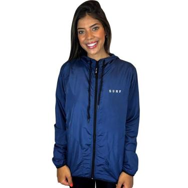 Imagem de Jaqueta Corta Vento Light Feminino Azul WSS Surf-Feminino