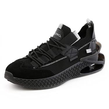 Imagem de Mazino Delta Fashion Chunky Tênis masculino casual esportivo, Preto, 40