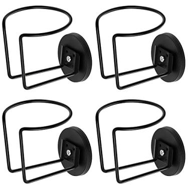 Imagem de Treela 4 peças de suporte magnético para copo de aço inoxidável para trator, geladeira, esteira, cortador de grama, caminhão, trailer, carro, reboque, barco, superfície de metal