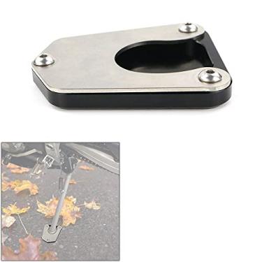 Imagem de Xitomer Almofada de extensão de suporte de motocicleta, adequada para Rally CRF250L/CRF250L Rally 2022 2018 2019 2020 2021 CRF250L/CRF250L Rally, suporte de pé ampliador lateral (preto)