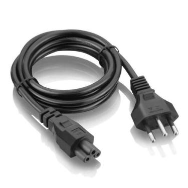 Imagem de Cabo de Força Para TV LG Samsung fonte notebook 1,5 Metros - Exbom