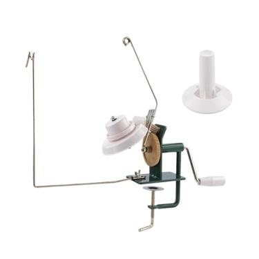 Imagem de Dynwave Enrolador de novelos de lã Enrolador de lã Tecelagem Suporte de linha de tricô Máquina de enrolamento de corda de tricô prática para iniciantes