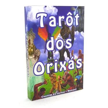 Imagem de Baralho Tarô dos Orixás 22 Cartas Grande com Manual - Magia da Flor