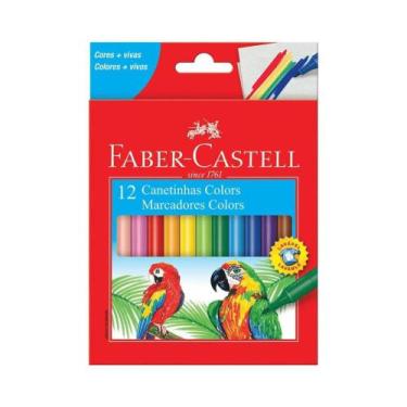 Imagem de Canetinha Hidrografica 12 Cores Faber Castell - Faber-Castell