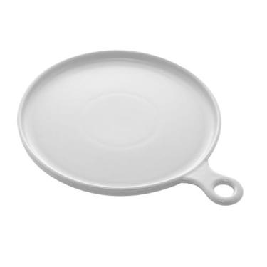 Imagem de Travessa Porcelana Redonda Nordica Branco 32 x 2,5cm - Bon Gourmet