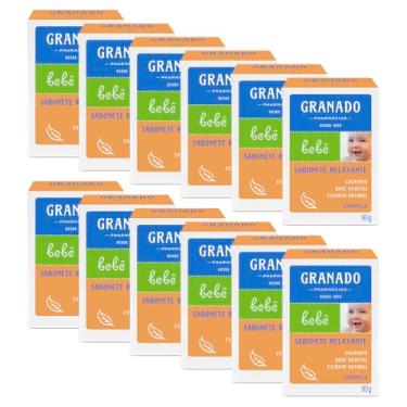 Imagem de Granado Sabonete Bebê, Camomila, 90g, 12 Unidades