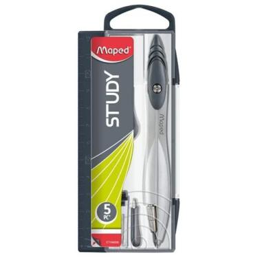 Imagem de Compasso Study 5 Pecas Estojo Maped