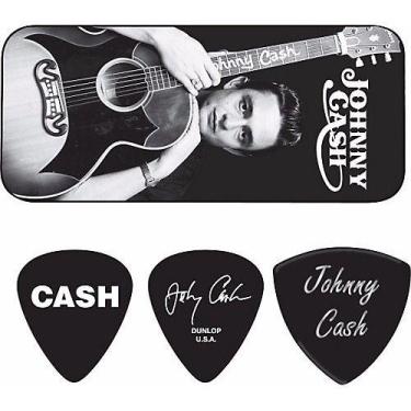 Imagem de Palheta Media Johnny Cash Memphis Signature Cx C/6 Dunlop