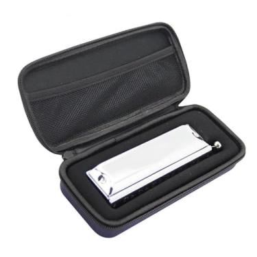 Imagem de Para Iniciantes harmônica Pente De Latão Para Gaita Cromática Profissional, 12 Furos, 48 ​​tons, Chave De C